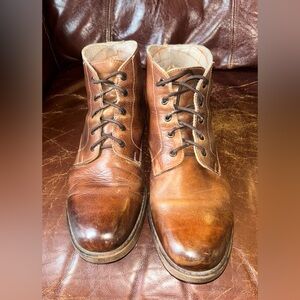 BED|STU Rustic Brown Leather Boots